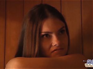 senior youthfull pornography teenager screwed in sauna room gives oral job